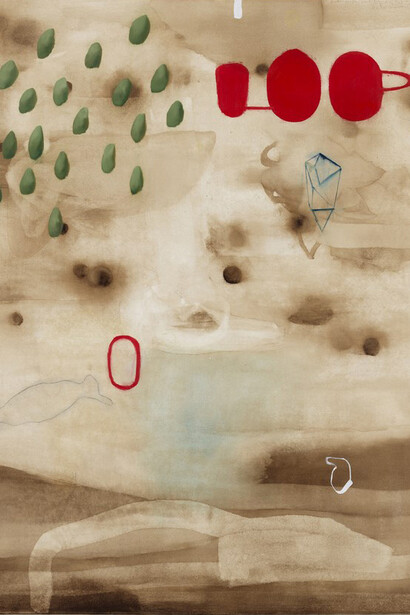 Mirko Baricchi, Humus #8, 2015, tecnica mista su tela, 180 x 150 cm, ph Dario Lasagni