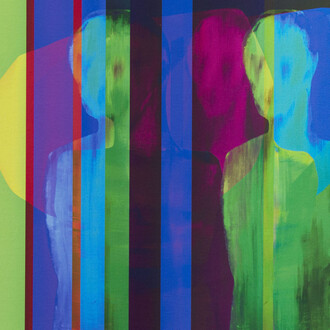 David King Reuben, Blur color 1 (1), Archival digital print on Hahnemuhle Monet Fine art canvas