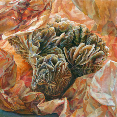 Andrea Kantrowitz, Leto, 30 x 30 inches,	oil on canvas, 2020