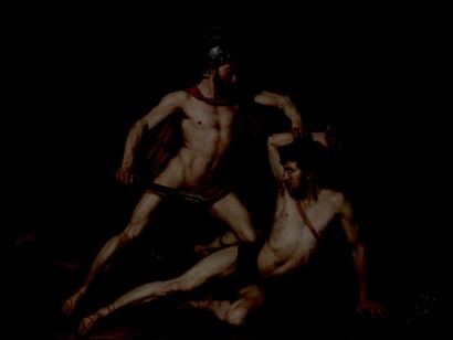 «Aquiles derrotando a Héctor», Rafael Tegeo (1798-1856)