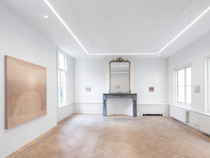 Anders Davidsen, Sowing in half-light, exhibition view. Courtesy of the Artist and GRIMM Gallery. Photo by Jonathan de Waart