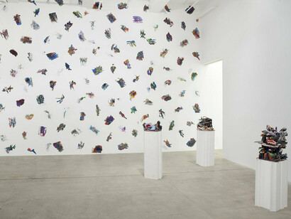 Edi Rama, Exhibition view. Courtesy of Marian Goodman Gallery