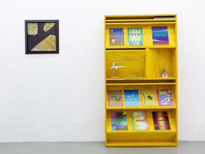 Vedran Kopljar (& parents), Voyages apstrakcija, exhibition view. Courtesy of Pizza Gallery