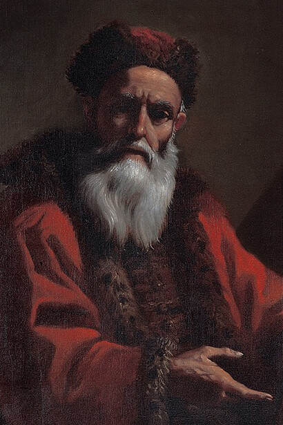 Mattia Preti, Diógenes y Platón (detalle), 1649. Desde Platón hasta Pitágoras, los números han sido considerados la esencia de la armonía cósmica, conectando lo material con lo trascendental en las tradiciones filosóficas