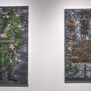 Roshanak Aminelahi, Exhibition view. Courtesy of Ayyam Gallery