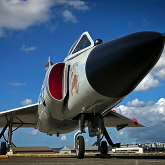Convair F-102A Delta Dagger. Courtesy of Pearl Harbor Aviation Museum