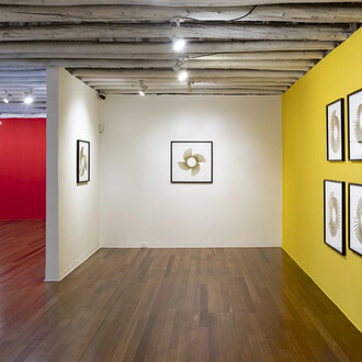 Esteban Peña Parga, Drawings in pencil, exhibition view. Courtesy of Nueveochenta Gallery