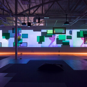 Will Rawls, [siccer], exhibition view. Courtesy of ICA LA