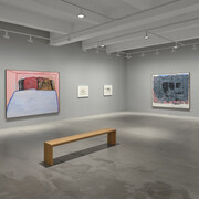 Philip Guston, Life with P., exhibition view. Courtesy of Hauser & Wirth Gallery