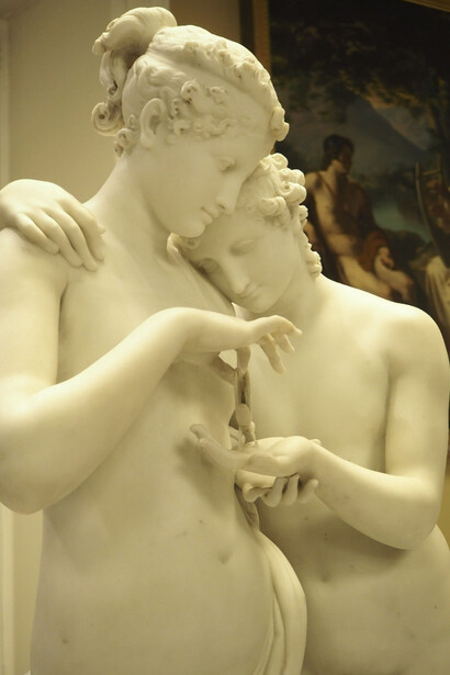 Amore e Psiche, particolare, foto Mina Grasso