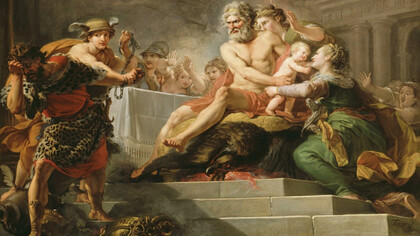 Hugues Taraval, The feast given to the gods by Tantalus, 1767