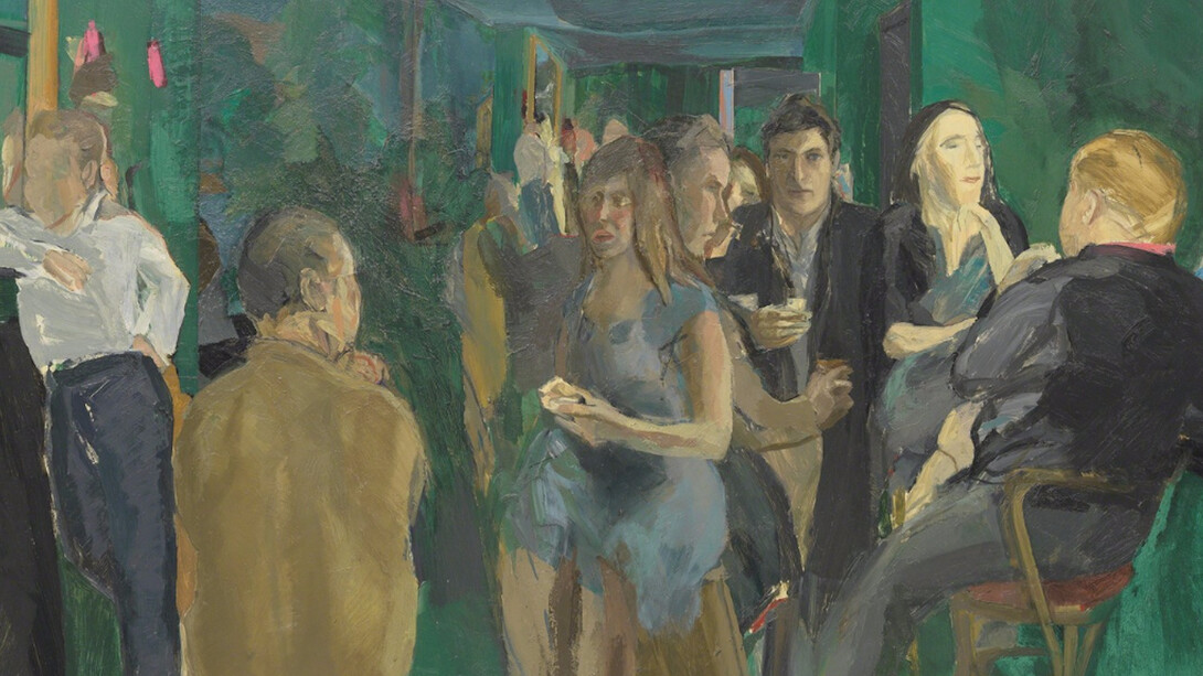 Michael Andrews, The Colony Room I, 1962. Courtesy of Gagosian