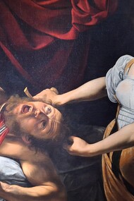Michelangelo Merisi, detto Caravaggio, "Giuditta e Oloferne", 1599-1600, Gallerie Nazionali di Arte Antica Palazzo Barberini, Roma, Italia