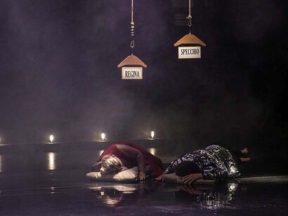Lo specchio della regina, view of the performance. Courtesy of Teatro Donizetti