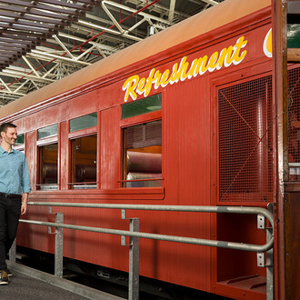 Platform 9, exhibition view. Courtesy of Queensland Museum