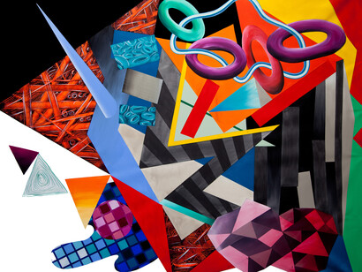 Athier, Eternal Balance 2, 2014, Acrylic on canvas, 204 x 243 cm