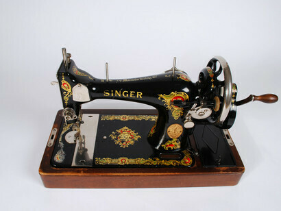 The Singer sewing machine is a version perfected by Isaac Merritt Singer of the Elias Howe model
