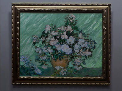 David Klamen, Untitled (Van Gogh), 2014 / oil on canvas / 32 x 38 inches