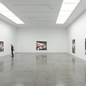 Magnus Plessen, The Skin of Volume, Exhibition view. Courtesy of White Cube