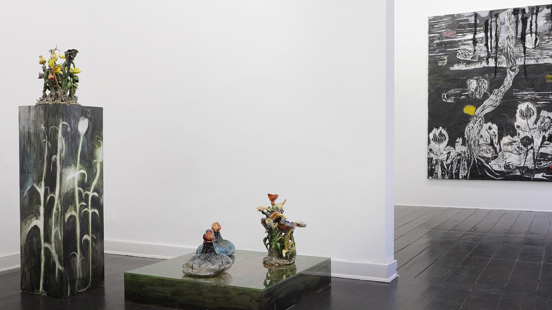 Mette Vangsgaard | Fearless (in a dream), 2020. Installation view, Marie Kirkegaard Gallery-kopi