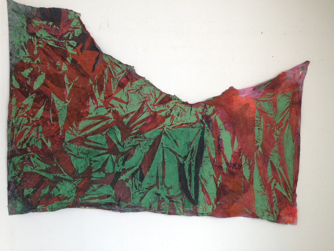 Florence Derive, Très ancien rideau de scène, 2014, Very ancient theater curtain, 167 x 225 cm (65.75 x 88.58 in), FD 1000, © Florence Derive, Courtesy Galerie Thaddaeus Ropac Paris · Salzburg, Foto: Artist’s Studio