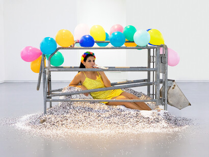 Romina De Novellis, Del maiale non si butta via niente, 2022. Courtesy of Alberta Pane Gallery