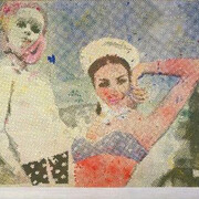 Sigmar Polke, Freundinnnen, 1965/66, Öl auf Leinwand, 150 x 190 cm, Stuttgart © The Estate of Sigmar Polke, Cologne / VG Bild-Kunst, Bonn 2019