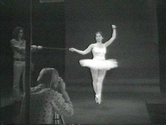 Caught in the Act (1973), Videotape (black-and-white, with sound, 36 minutes), Electronic Arts Intermix, New York