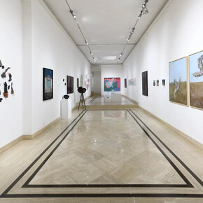 Various artists, Embryonic journey, exhibition view. Courtesy of Richard Saltoun Gallery