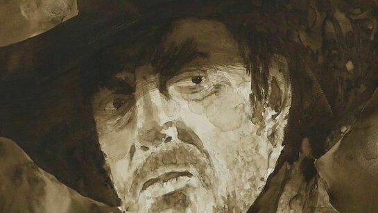 David Rathman, Jennings Unchained, 2013 / ink and watercolor on paper / 12 x 17 inches / Signed and dated on back