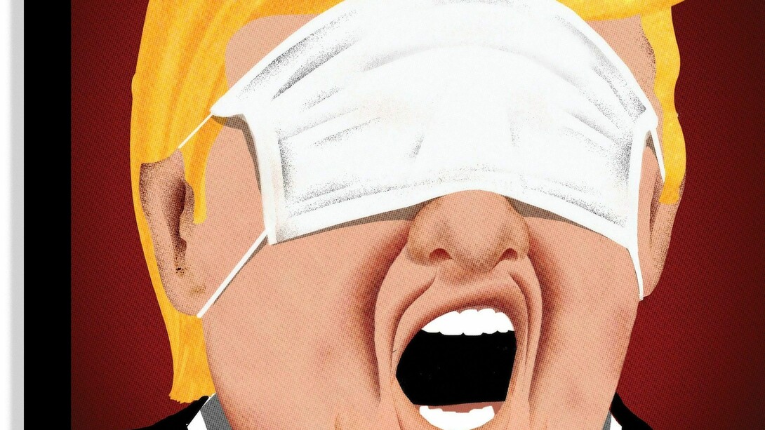 In refusing the mask, Trump appears to be a tough, strong male