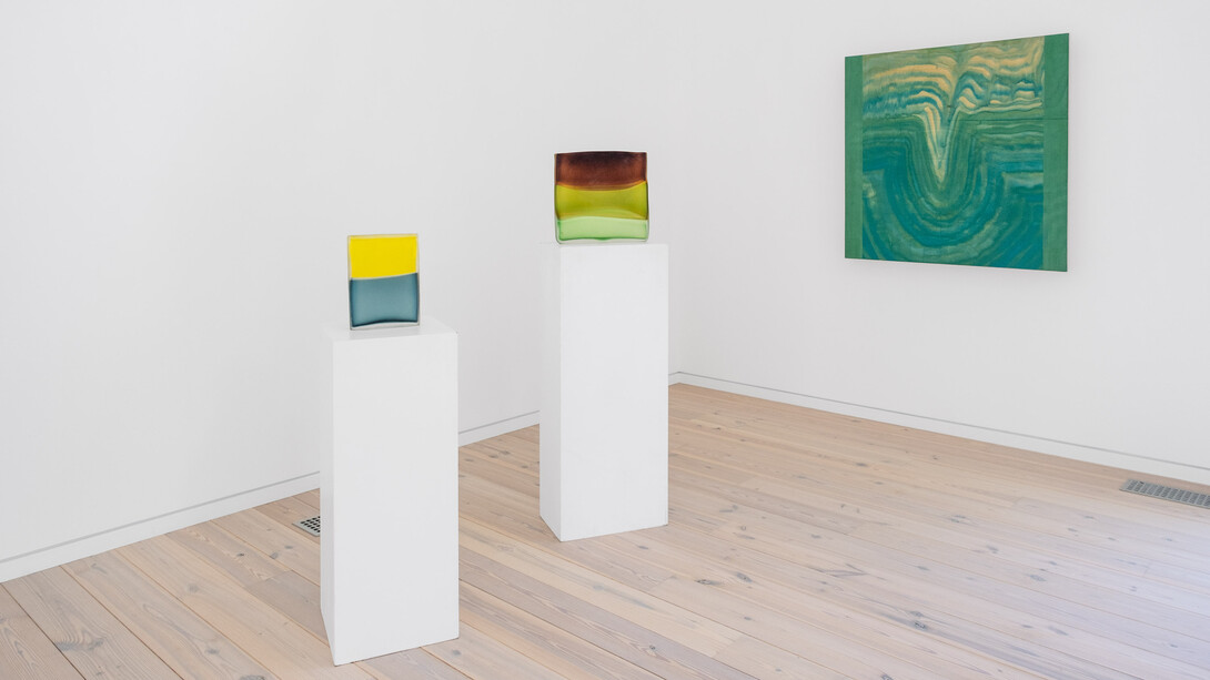 Moira Dryer and Laura de Santillana, Air and Light, installation view. Courtesy of James Barron Art