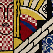 Roy Lichtenstein, Modern tapestry (detail), 1967. Courtesy of Albertina Museum