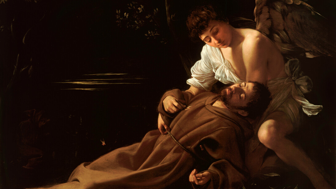 Caravaggio, San Francisco de Asís en éxtasis