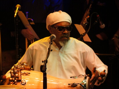 Roman Diaz performing at Winter Jazz Fest. Photo: Catalina Maria Johnson