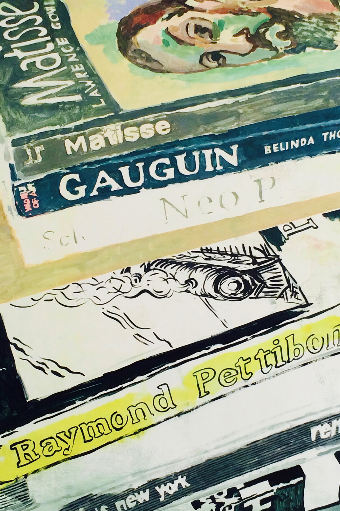 Tim Braden, Locomotive, 2015, Oil
on board, 91.5 x 122 cm ©
Tim
Braden.
Courtesy
the
artist
and
Bruce
Haines
Mayfair