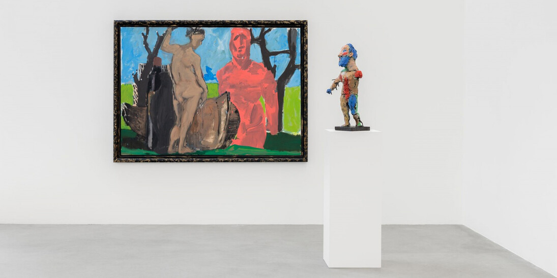 Markus Lüpertz, Exhibition view. Courtesy of Almine Rech gallery