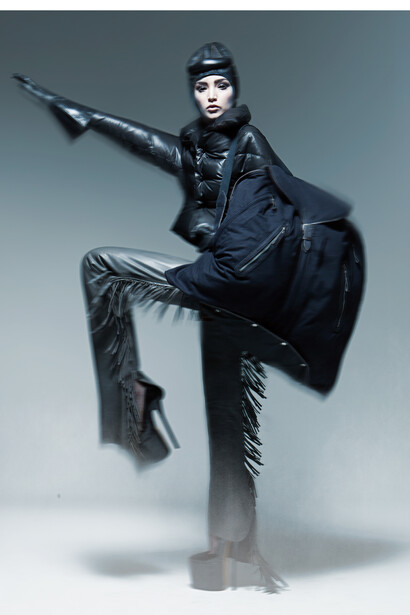 PH. Michele De Andreis. Styling Alberto Caselli. Make-up and hair Alessio Giovanelli. Models Agata, Annie Van Rickley. At independent model management. PH. Assistant Clara Melchiorre. 

