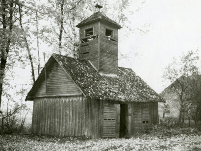 Orgmetsa fire village. Courtesy of Estonian Open Air Museum