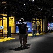 Ahead of the curve, exhibition view. Courtesy of the Olympic Museum
