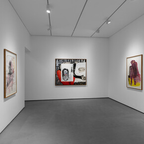 Virginia Chihota, Munoonei kana makaditarisa nhai Mwari?/What do you see when you look at me ohh God? Exhibition view. Courtesy of Tiwani Contemporary