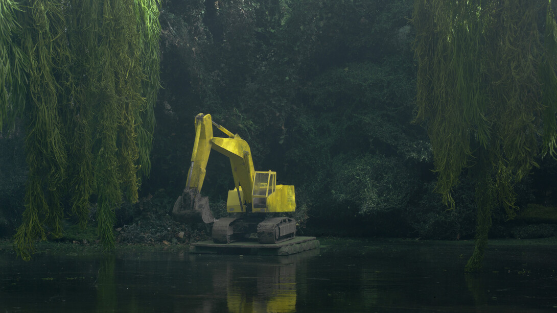 Edwin Zwakman, Pond (detail), 2013, c-print, diasec/dibond, 51 1/4 x 49 3/8 in / 130 x 125 cm