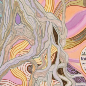 Emma Talbot, Everything is energy. Always in transformation (dettaglio), 2025. Cortesia di 21Art