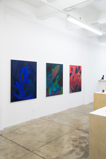 JJ Miyaoka-Pakola and Matthew J. Stone. Courtesy of Morgan Lehman Gallery