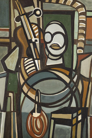 Lygia Clark, The Violoncelist, 1951 © Courtesy The World of Lygia Clark Cultural Association