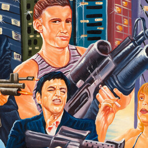 Various artists, VHS dreams, the art of Ghana’s mobile cinema (detail). Courtesy of Beyond the Streets Gallery