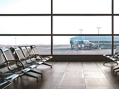 Terminal aérea vacía