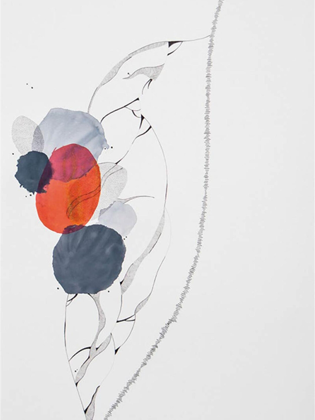 Alison Bignon, Coeur Couso I (detail). Courtesy of De Re Gallery