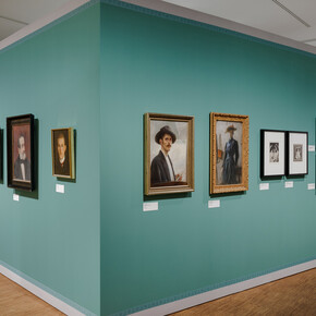 Vienna - Linz around 1900, exhibition view. Courtesy of OÖ Landes-Kultur GmbH