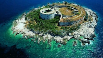 Aerial view of Mamula, source NTO